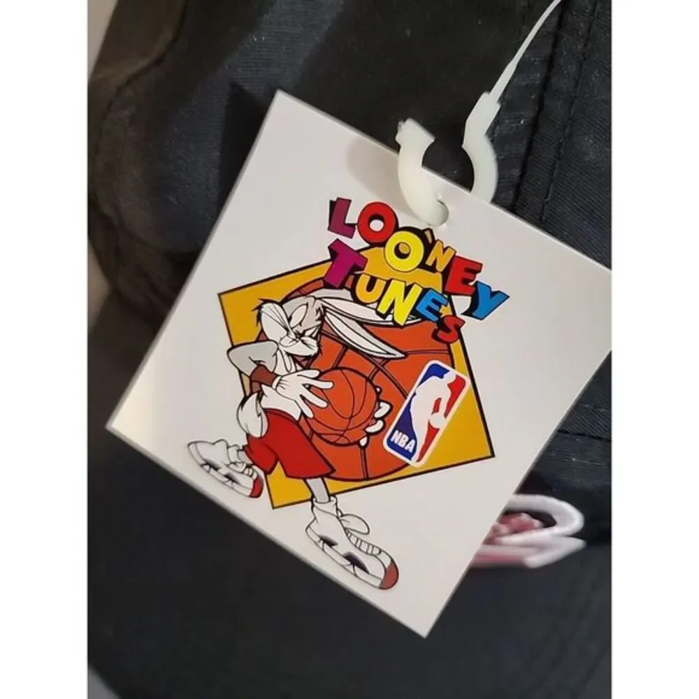 90s Vintage CHICAGO BULLS Hat Youth Strapback Taz Looney Tunes 5 Panel Camp‎